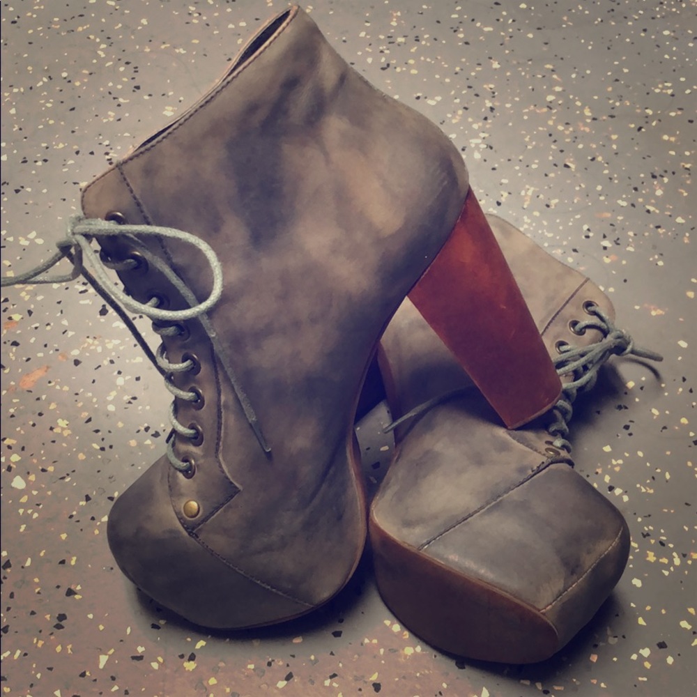 Extreme high heel boots